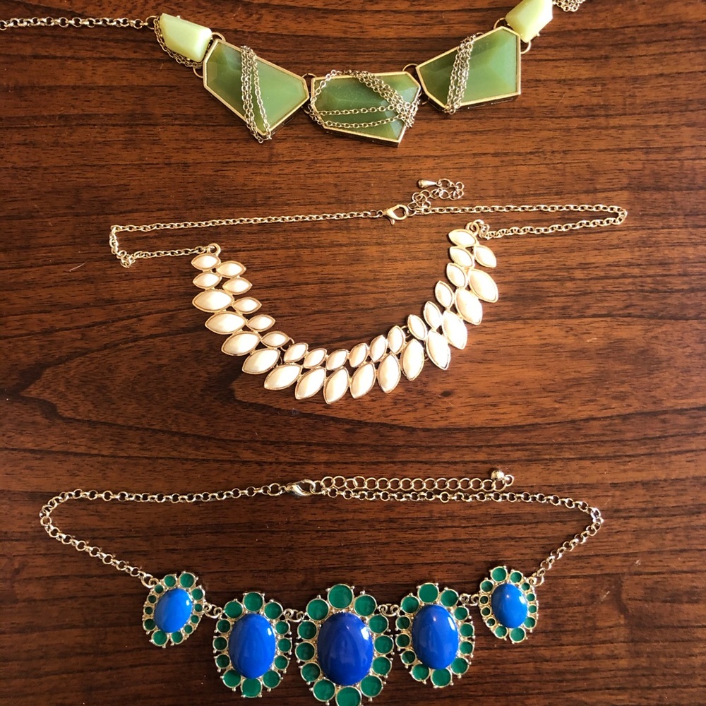 Costume statement necklaces